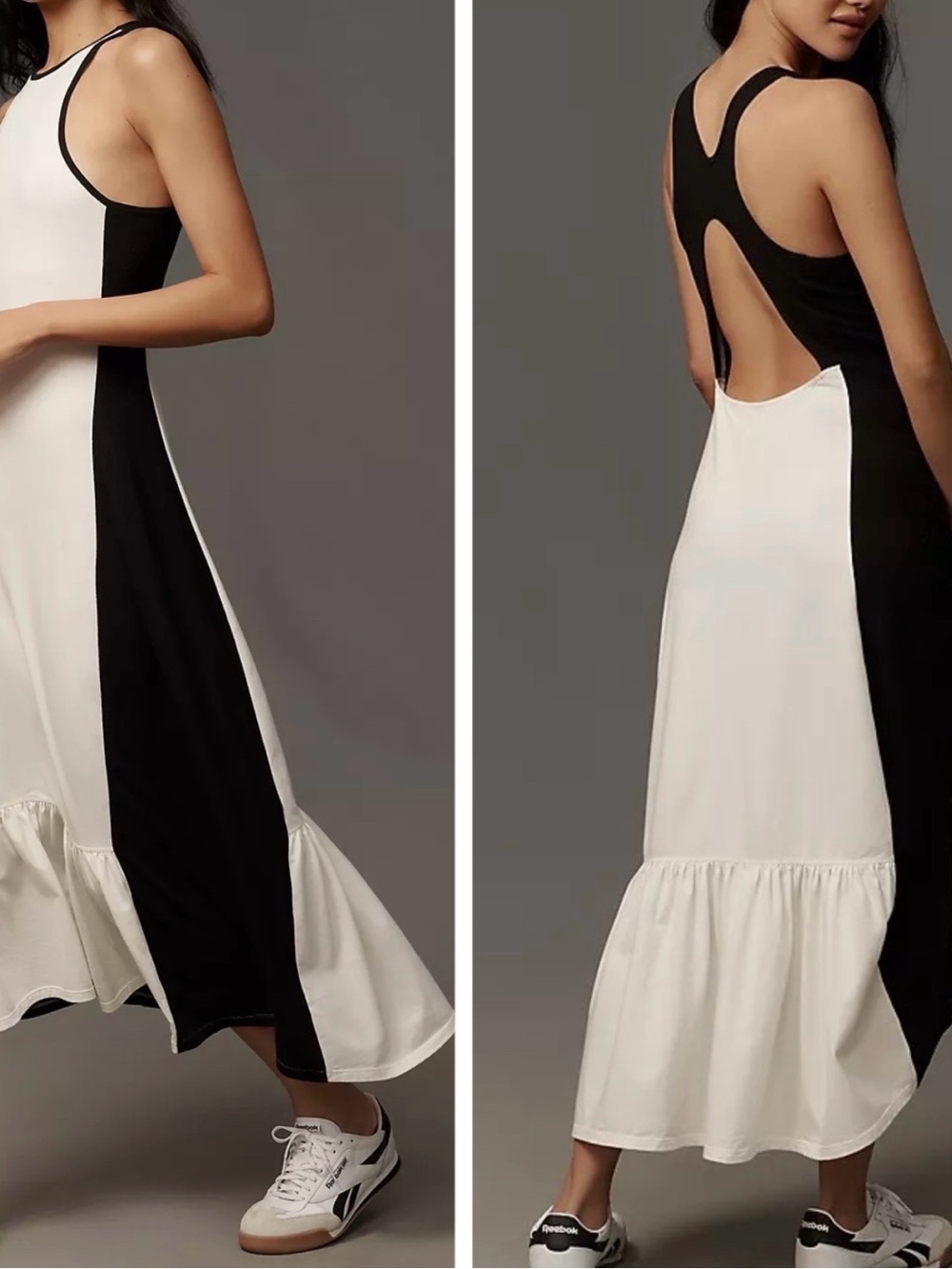 Anthropologie Daily Practice Colorblock Racer Maxi Dress, Size S